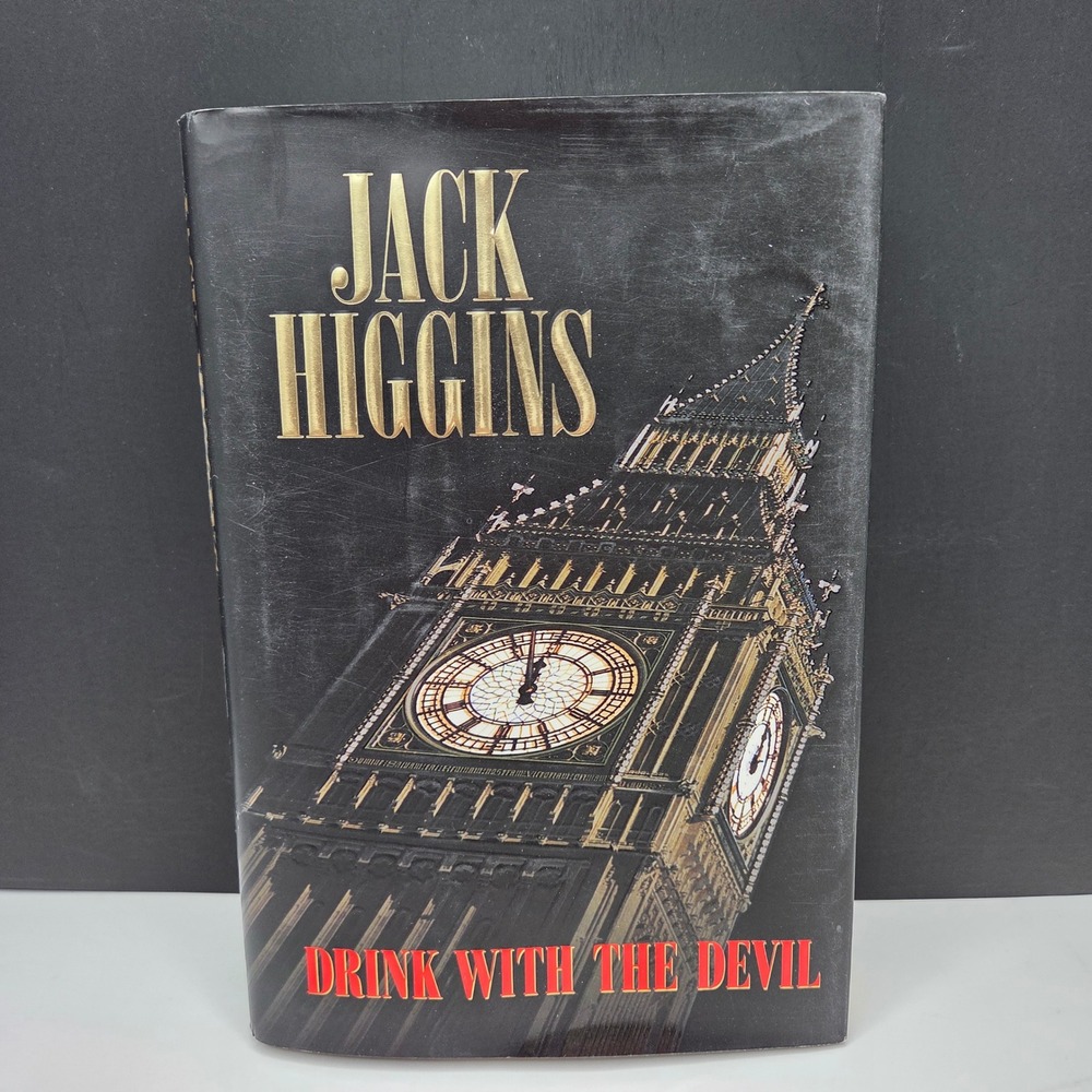 Jack Higgins Drink with the Devil Hardcover 1996 1st Ed Sean Dillon Thriller Spy